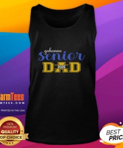 Awesome Gahanna Senior Dad 2026 tank top featuring a bold design, perfect for celebrating graduation milestones.