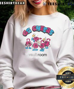 Awesome GG Cheers Vault Room Sweatshirt featuring a unique design, perfect for gaming enthusiasts and casual wear.