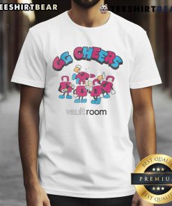 Awesome GG Cheers Vault Room T-Shirt featuring a vibrant design perfect for gamers and casual wear.