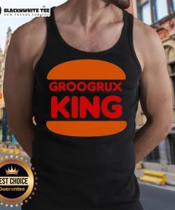 Awesome GrooGrux King logo tank top featuring vibrant colors and a stylish design for fans and fashion enthusiasts.