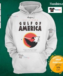 Alt Text: Awesome Gulf of America Spirit of America Eagle Hoodie featuring a vibrant eagle graphic on a cozy sweatshirt.