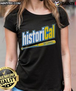 Awesome HISTORICAL Catcher Cal Raleigh Big Dumper Bat Ladies Tee featuring vibrant graphics and comfortable fit.