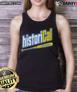 Alt Text: Cal Raleigh Big Dumper Bat Tank Top showcasing Awesome Historical design for baseball fans and collectors.