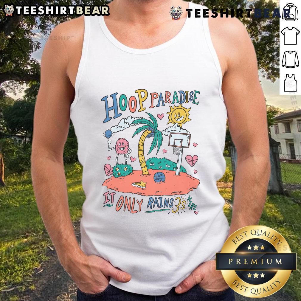 Awesome Hoop Paradise It Only Rains 3'S Basketball Tank Top