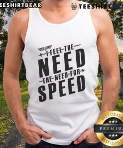 Awesome I Feel The Need For Speed Tank Top in vibrant colors, perfect for racing enthusiasts and casual wear.