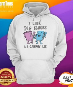 Awesome hoodie featuring 'I Like Big Books And I Cannot Lie' design, perfect for book lovers and cozy reading sessions.
