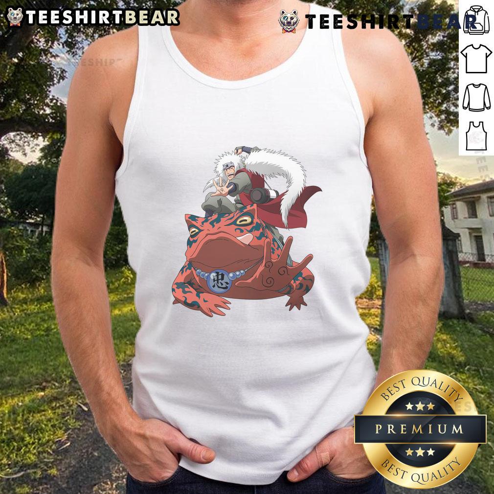 Awesome Jiraiya And Gamabunta Naruto Tank Top Awesome Jiraiya and Gamabunta Naruto tank top featuring vibrant graphics of iconic characters for anime fans.