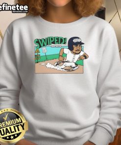 Awesome Josh Naylor swiped Seattle Mariners MLB cartoon sweatshirt design featuring vibrant graphics and team colors.