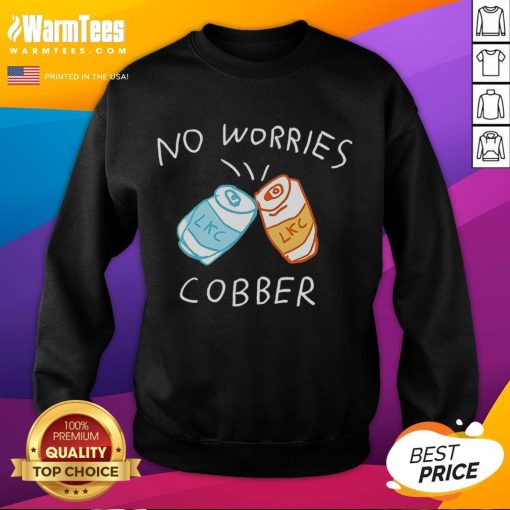 Awesome LKC No Worries Cobber Sweatshirt in stylish design, perfect for casual wear and cozy comfort.