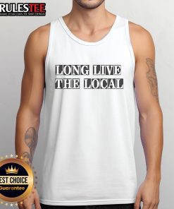 Awesome Louis Dunford Long Live The Local tank top featuring vibrant design and stylish fit for casual wear enthusiasts.