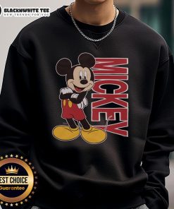 Awesome Mickey Mouse 90s sweatshirt featuring vibrant colors and retro design, perfect for nostalgic Disney fans.