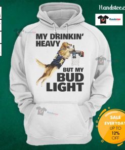 Alt Text: Awesome My Drinking Heavy Bud Light Basketball Hoodie featuring a vibrant design for sports enthusiasts.