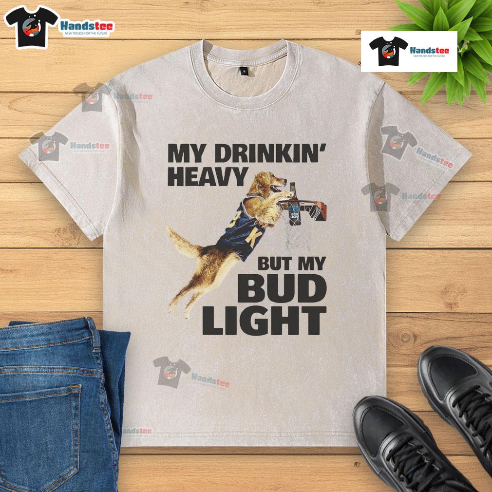 Awesome My Drinking Heavy But My Bud Light Basketball Washed T Shirt Awesome My Drinking Heavy But My Bud Light Basketball Washed T-Shirt displayed on a casual background, perfect for sports fans.