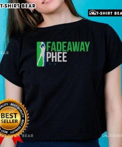 Alt Text: Napheesa Collier showcasing a stylish fadeaway shot in a women's tee, perfect for fans of the WNBA star.