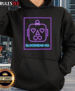Awesome New Kids On The Block BLOCKHEAD HQ Hoodie in stylish design, perfect for fans of the iconic boy band.