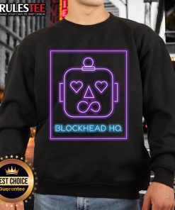 Awesome New Kids On The Block BLOCKHEAD HQ Sweatshirt featuring vibrant colors and stylish design for fans.