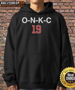 Awesome-O-N-K-C-19 Owen Caissie Chicago Cubs Hoodie featuring vibrant team colors and logo for fan apparel.