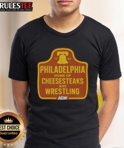 Vintage 1782 T-shirt featuring the Awesome Philadelphia Home of Cheesesteaks and Wrestling design.