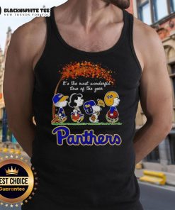 Awesome Pitt Panthers Halloween tank top featuring festive designs for the most wonderful time of the year.