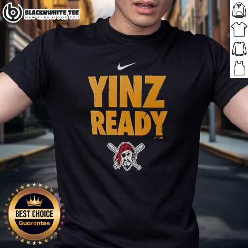 Awesome Pittsburgh Pirates Yinz Ready T-Shirt featuring bold team graphics for dedicated fans and casual wear.