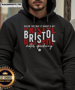 Awesome Racin hoodie featuring Bristol Motor Speedway design, perfect for racing fans and stylish comfort.