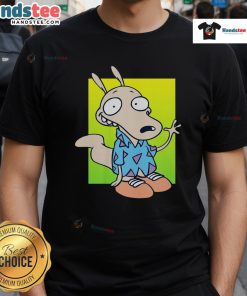 Awesome Rocko's Modern Life T-Shirt featuring vibrant graphics of Rocko and friends, perfect for fans of the classic cartoon.