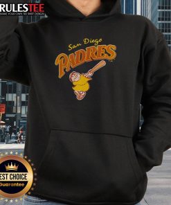 Awesome San Diego Padres mascot hoodie for 2025, featuring vibrant colors and team logo, perfect for fans.