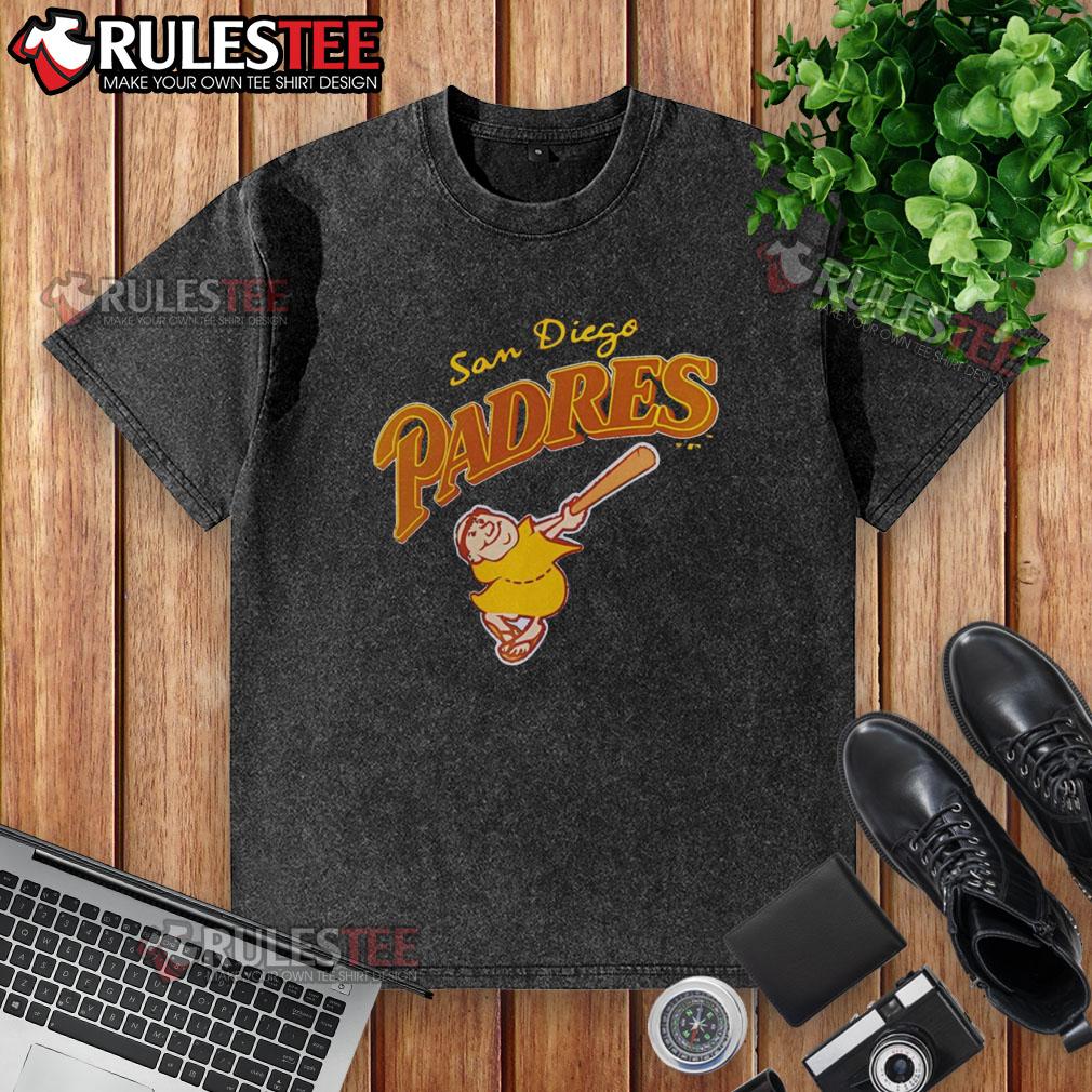 Awesome San Diego Padres Mascot 2025 Washed T Shirt Awesome San Diego Padres mascot on a 2025 washed t-shirt, perfect for fans and baseball enthusiasts.
