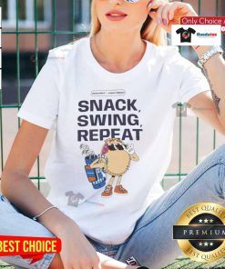 Awesome Saved By The Snack Uncrustables Ladies Tee featuring a fun design perfect for snack lovers and casual wear.