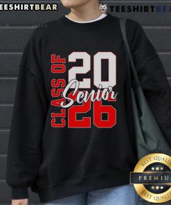 Alt Text: Awesome Senior Class of 2026 graduation sweatshirt featuring bold lettering and a stylish design for proud seniors.