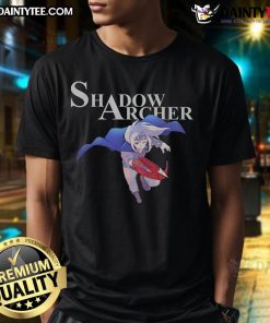 Awesome Shadow Archer Anime T-Shirt featuring a dynamic archer design, perfect for anime fans and stylish casual wear.