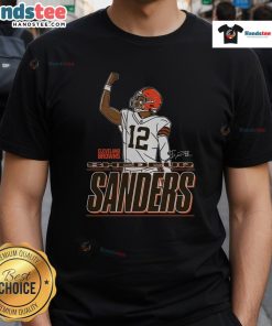 Awesome Shedeur Sanders Cleveland Browns Believe T-Shirt featuring bold graphics and team colors for loyal fans.