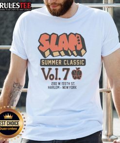 Alt Text: Awesome Slam Summer Classic Vol. 7 T-Shirt featuring vibrant graphics and a comfortable fit for summer events.