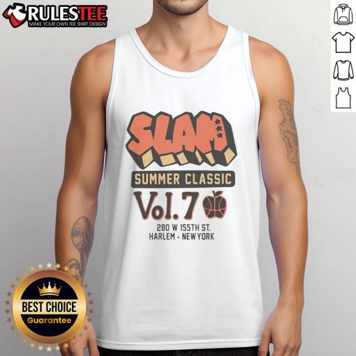 Awesome SLAM Summer Classic Vol. 7 tank top featuring vibrant design and comfortable fit, perfect for summer sportswear.