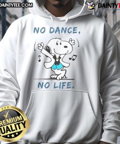 Awesome Snoopy No Dance No Life Hoodie featuring a playful Snoopy graphic on a cozy, stylish sweatshirt.