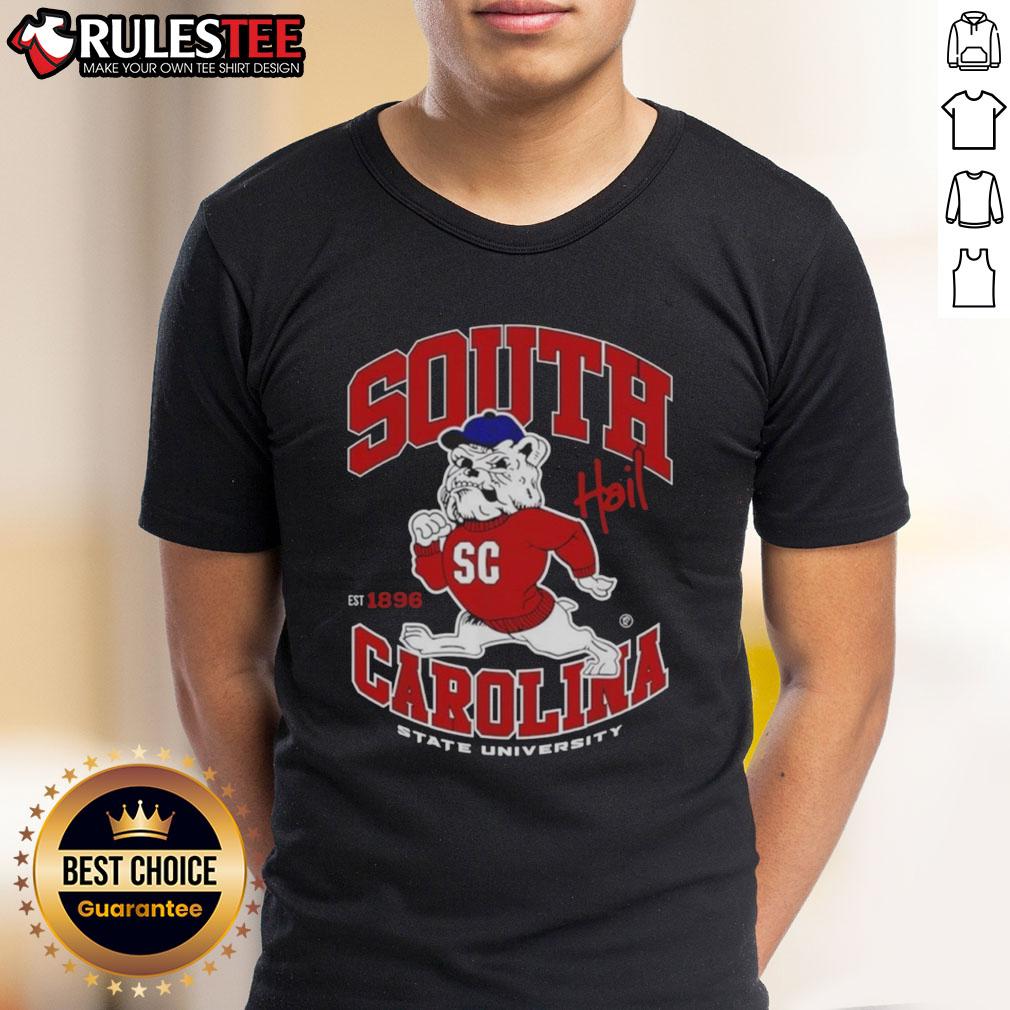 Awesome South Carolina State University Est 1896 Mascot T Shirt Awesome South Carolina State University Est 1896 mascot T-shirt featuring the school's logo and vibrant colors.