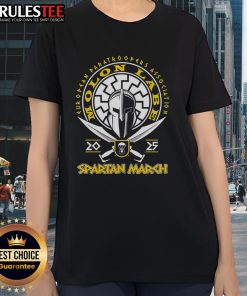 Awesome Spartan March 2025 Ladies Tee by European Paratroopers Association featuring 'Molon Labe' design.