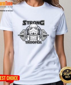 Awesome Strong Trooper Ladies Tee featuring a bold design and comfortable fit for stylish women.