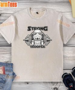 Awesome Strong Trooper Washed T-Shirt featuring a vintage design and comfortable fit, perfect for casual wear.