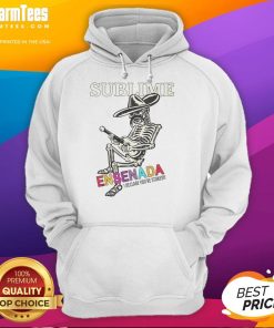 Alt Text: Awesome Sublime Merch Ensenada Skeleton Hoodie featuring vibrant graphics and a stylish design for fans.
