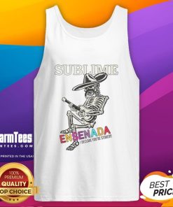 Awesome Sublime merch featuring a skeleton tank top design, perfect for music fans in Ensenada.