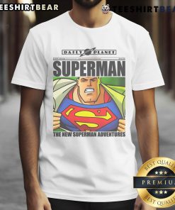 Alt Text: Awesome Superman The New Superman Adventures T-Shirt featuring a vibrant design of Superman in action.