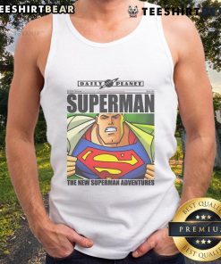 Awesome Superman tank top featuring The New Superman Adventures design, perfect for fans and casual wear.