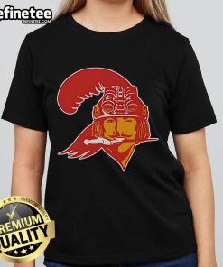 Alt Text: Awesome Tactical OTX Tampa Bay Bucs Ladies Tee in red, featuring team logo and stylish design for women.