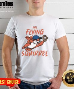 Awesome The Flying Squirrel Jeff McNeil New York Mets T-Shirt featuring vibrant design and team colors for fans.