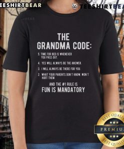 Awesome Grandma Code Fun is Mandatory Ladies Tee featuring a stylish design for fun-loving grandmas.