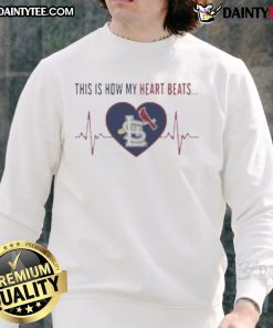 St. Louis Cardinals sweatshirt showcasing 'This Is How My Heart Beats' design, perfect for fans supporting their team.