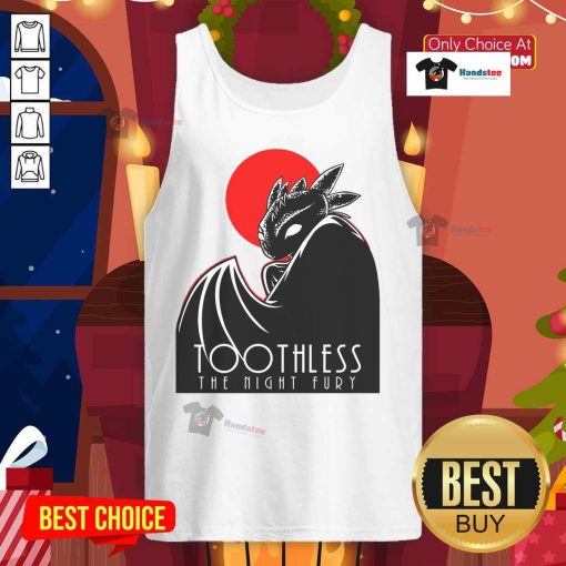 Awesome Toothless the Night Fury dark dragon tank top featuring a vibrant design for fans of How to Train Your Dragon.