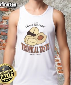 Awesome Tropical Taste Salak Fruit Vintage Tank Top featuring a vibrant design of salak fruit on a stylish shirt.