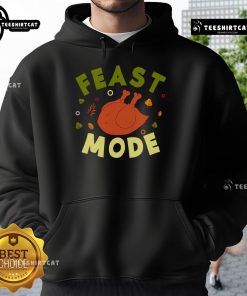 Awesome Turkey Feast Mode Thanksgiving Hoodie featuring a festive design perfect for holiday celebrations.